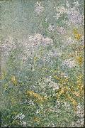 John Henry Twachtman Meadow Flowers oil on canvas